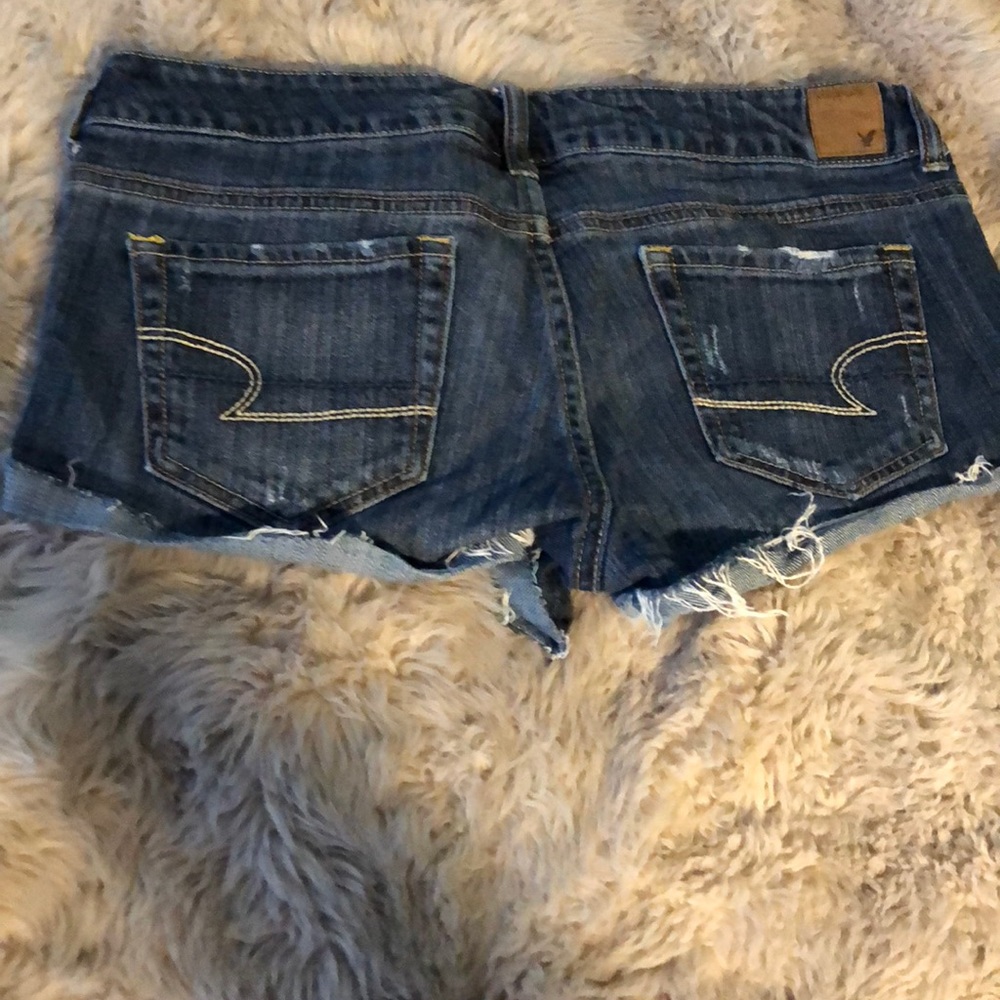 Short denim shorts